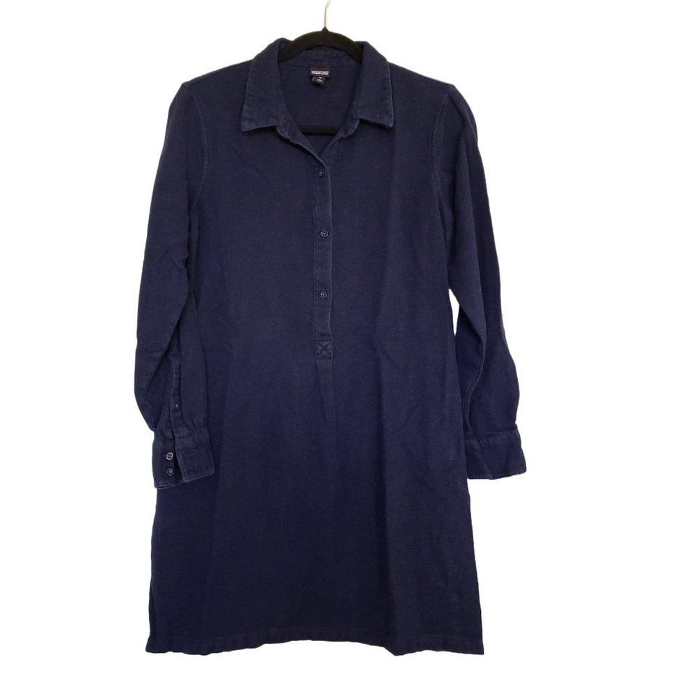 Patagonia Flannel Fjord Dress Navy xs